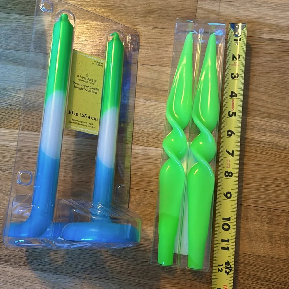 BRAND NEW Bundle of 2 - Ashland Neon Candles - Picture 2 of 8